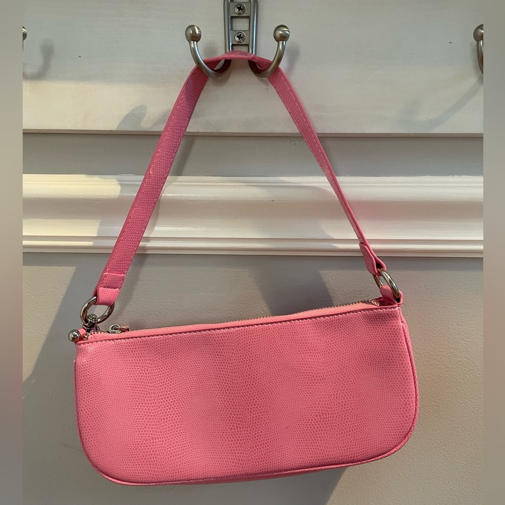 Urban Outfitters Pink Croc Vegan Leather Shoulder Bag/Purse